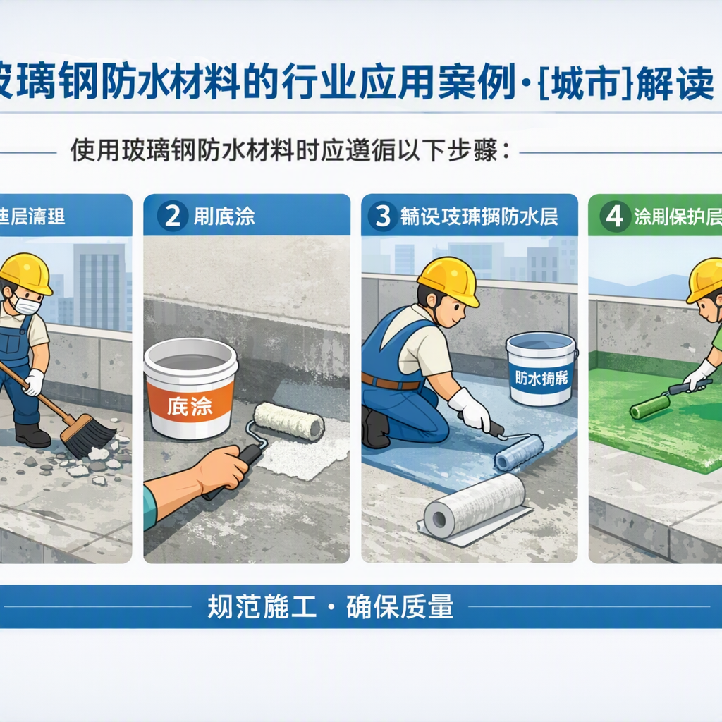 玻璃钢防水材料的行业应用案例,昆玉解读